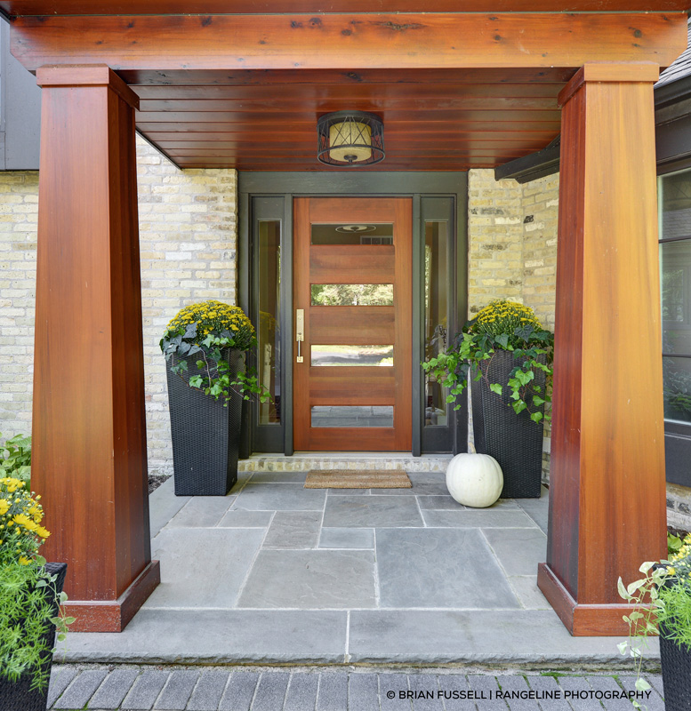 Contemporary Wood Front Door