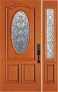 4302 Empress® Alexandra 4322 sidelight, shown in Douglas Fir with black caming