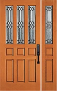 4570 Stratford® 4575 sidelight, shown in Douglas Fir with black caming