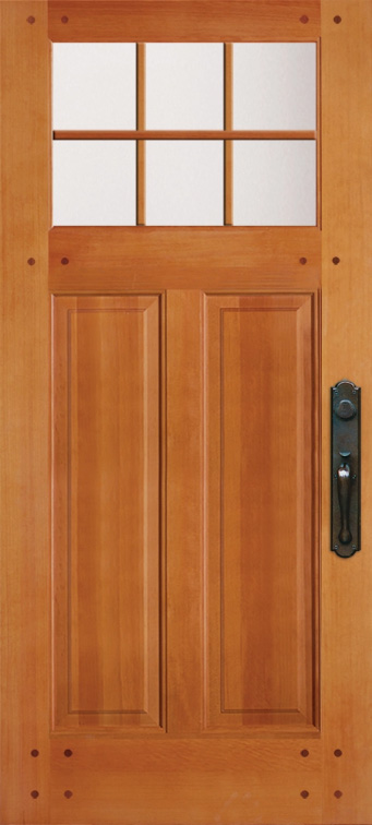 Nantucket Door Shown in Douglas Fir