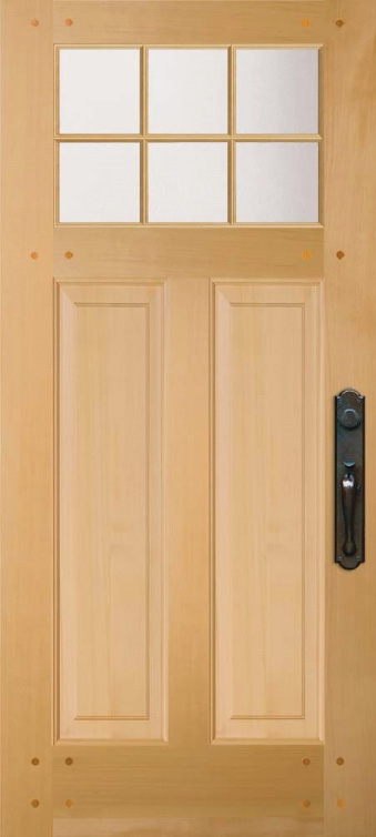 Nantucket Door Shown in Nootka Cypress