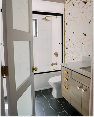 1643, with White Laminate glass and shaker sticking