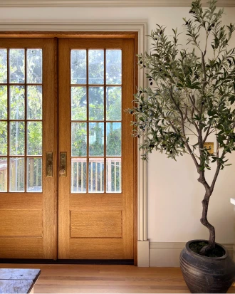 37512 Double, shown in Red Oak