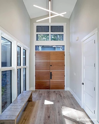 49926 in Douglas Fir with metal inlay