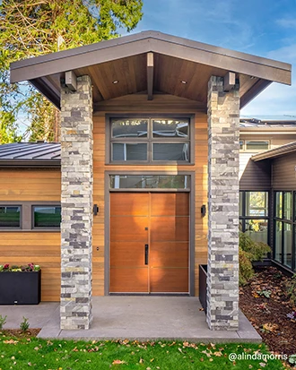 49926 in Douglas Fir with metal inlay