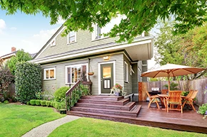 49971 with Extra Large Dog Door in Bronze