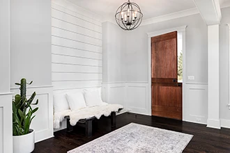 Custom Dutch Door (using 4972 base design) in Sapele Mahogany
