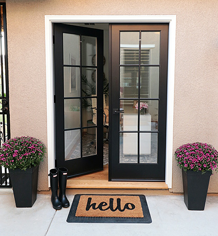 Double Front Doors Solid Wood, Wooden Double Entry Doors With Glass