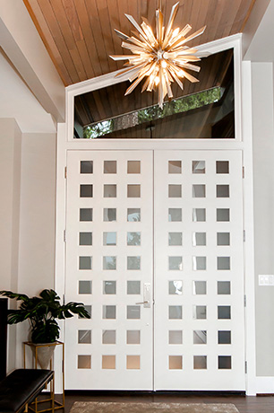 double wood front doors