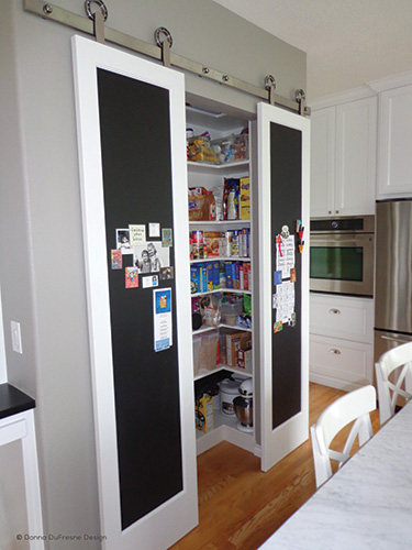 chalkboard pantry doors