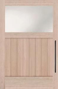 7008 Shaker Shown in Rift Cut White Oak with optional V-Groove