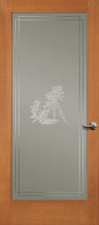 Media  Decorative French Door