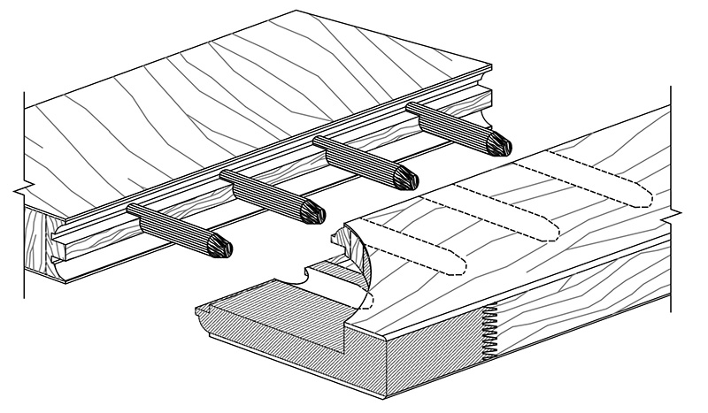 Dowel-Pinned Stile and Rail Joinery