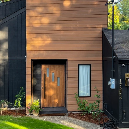 Luxury exterior pivot door