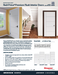 Redi-Prime® Flush Doors