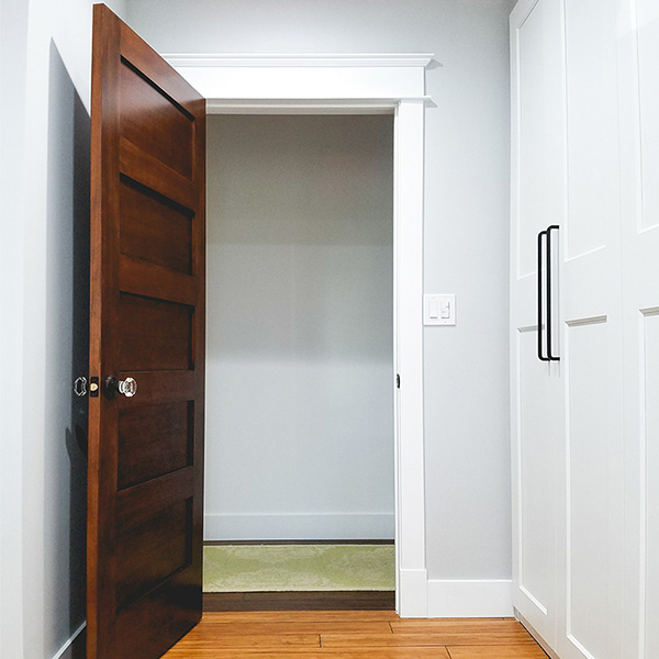 Wooden Swing Panel Door Inside House