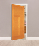 Wooden Swing Panel Door Inside House